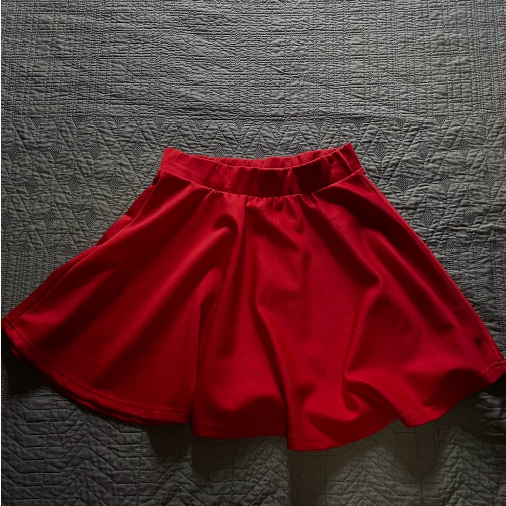 Dark Red Skirt